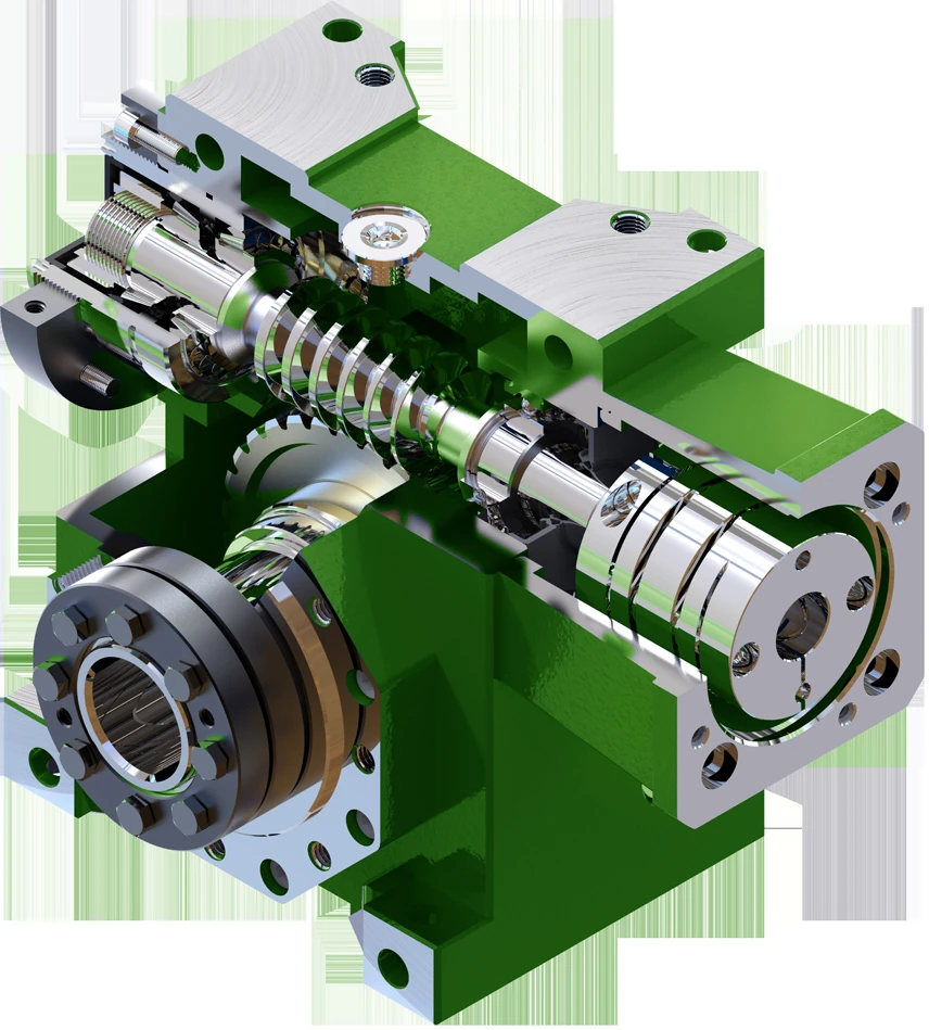 What changes the worm shaft specification here